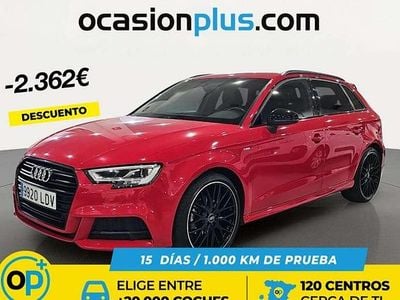 Usado Audi A3 Sportback S-Line 150 CV (110 kW) 2020 Rojo Utilitario