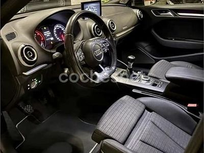 Usado Audi A3 S-Line 110 CV (80 kW) 2016 Negro Berlina