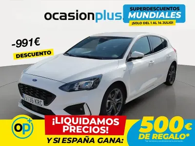 Usado Ford Focus ST-Line 120 CV (88 kW) 2018 Blanco