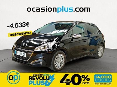Usado Peugeot 208 Signature Sky 110 CV (80 kW) 2019 Negro Utilitario