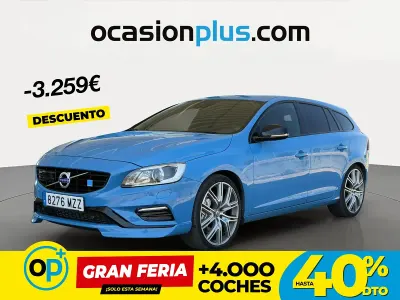 Usado Volvo V60 367 CV (269 kW) 2016 Azul Familiar