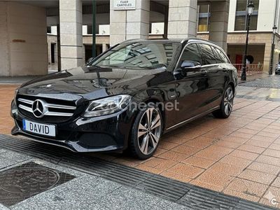 Usado Mercedes C220 Avantgarde 170 CV (125 kW) 2015 Negro Familiar
