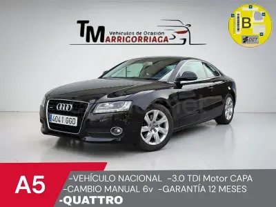 Używany Audi A5 240 KM (176 kW) 2008 Czarny Coupe
