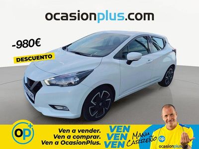 Usado Nissan Micra Acenta 92 CV (67 kW) 2021 Blanco Utilitario