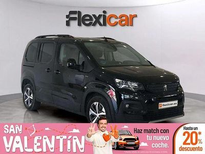 Usado Peugeot Rifter GT-line 130 CV (95 kW) 2019 Negro Monovolumen