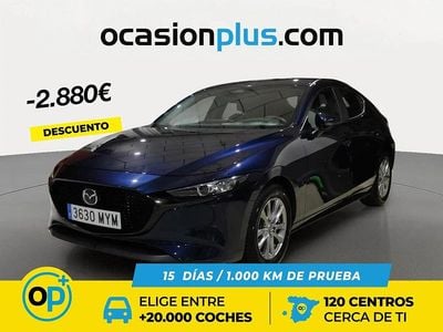 Usado Mazda 3 Prime-Line 140 CV (102 kW) 2025 Azul Berlina