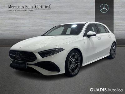 Usado Mercedes A180 AMG line 116 CV (85 kW) 2025 Blanco polar