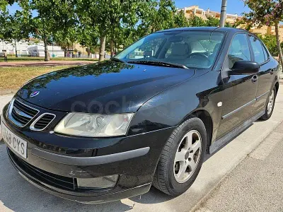 Usado Saab 9-3 Linear 120 CV (88 kW) 2004 Negro Berlina