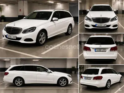 Usado Mercedes E200 136 CV (100 kW) 2016 Blanco Familiar