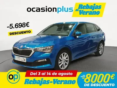 Usado Skoda Scala Style 150 CV (110 kW) 2022 Azul Utilitario
