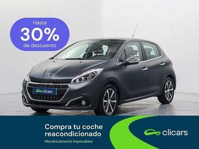 Usado Peugeot 208 Allure 110 CV (80 kW) 2017 Gris Utilitario