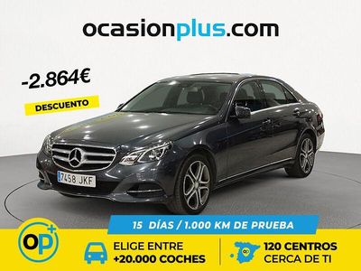 Gris Usado 2015 Mercedes E220 Berlina | 18.936 € (Super precio)