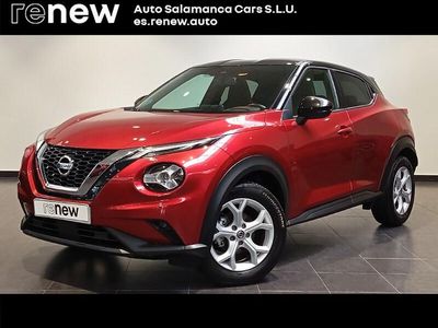 Usado Nissan Juke Tekna 114 CV (83 kW) 2022 Rojo burgundi / tech SUV