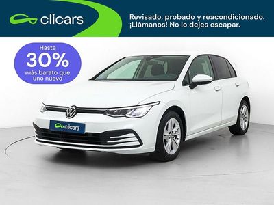 Usado VW Golf VIII Life 110 CV (80 kW) 2021 Blanco Berlina
