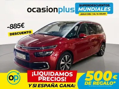 Usado Citroën C4 Feel 130 CV (95 kW) 2018 Rojo Monovolumen