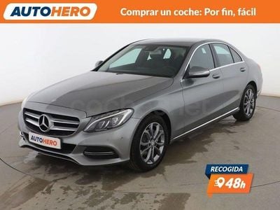 Usado Mercedes C220 Avantgarde 170 CV (125 kW) 2014 Gris Berlina