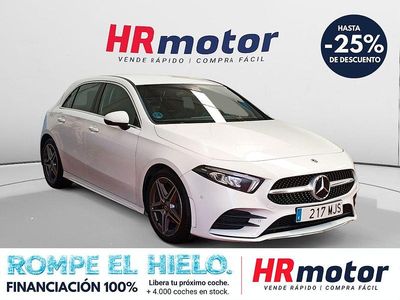 Usado Mercedes A180 AMG line 116 CV (85 kW) 2023 Blanco Berlina
