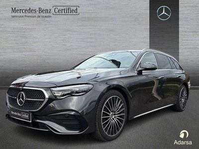 Gris grafito Usado 2025 Mercedes E220 AMG line Familiar | 79.500 €