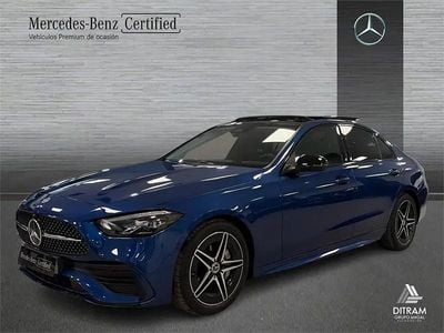 Usado Mercedes C220 AMG line 200 HP (147 kW) 2025 Azul Sedan