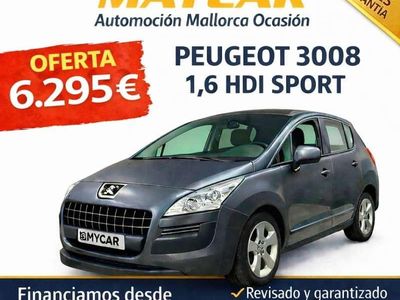 Gris Usado 2010 Peugeot 3008 Sport Monovolumen | 6795 € (Precio justo)