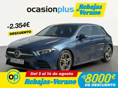 Usado Mercedes A200 AMG 163 CV (119 kW) 2022 Azul Utilitario