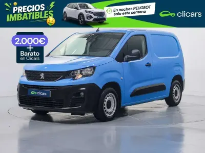 Usado Peugeot Partner Premium 76 CV (55 kW) 2019 Azul Monovolumen
