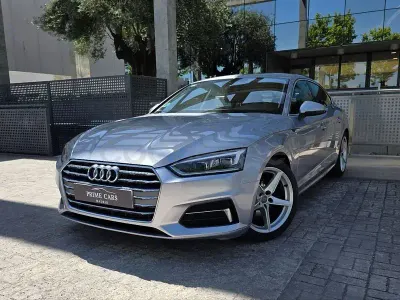 Usado Audi A5 Sportback Sport 150 CV (110 kW) 2018 Gris / plata Utilitario