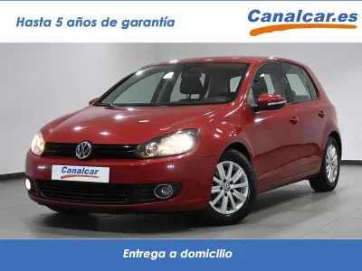 Usado VW Golf VI Advance 110 CV (80 kW) 2009 Granate Utilitario