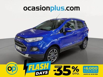 Usado Ford Ecosport Titanium 91 CV (66 kW) 2015 Azul SUV