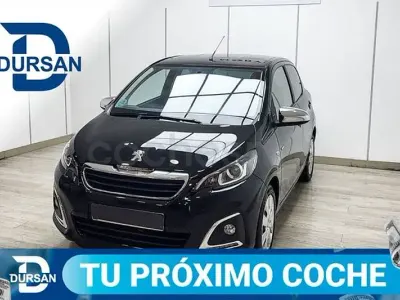 Usado Peugeot 108 Active 72 CV (52 kW) 2022 Negro Berlina