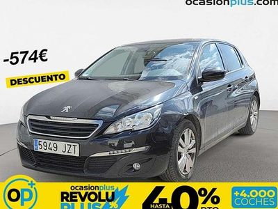 Usado Peugeot 308 Style 110 CV (80 kW) 2017 Negro Utilitario