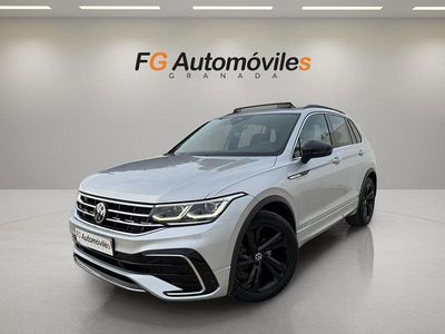 Usado VW Tiguan R-line 150 CV (110 kW) 2021 Gris SUV