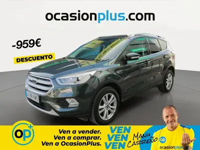 Usado Ford Kuga Titanium 120 CV (88 kW) 2018 Gris SUV
