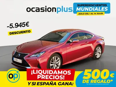Usado Lexus RC300h Business Edition 223 CV (164 kW) 2019 Rojo Coupe