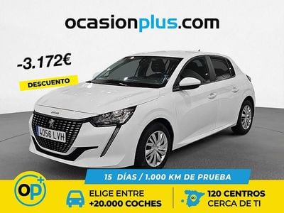 Usado Peugeot 208 Active 100 CV (73 kW) 2021 Blanco Utilitario