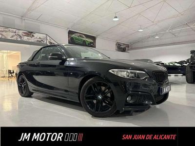 Usado BMW 220 Comfort Edition 190 CV (139 kW) 2015 Negro Descapotable