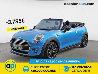 Azul Usado 2017 Mini Cooper D Cabriolet Descapotable | 16.195 € (Precio justo)