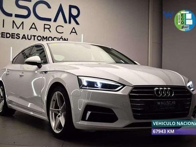 Usado Audi A5 Sportback Premium 190 CV (139 kW) 2018 Blanco Utilitario