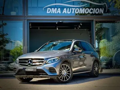 Usado Mercedes GLC250 211 CV (155 kW) 2018 Gris / plata SUV