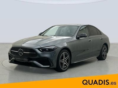 Gris Usado 2024 Mercedes C300e AMG line Berlina | 53.900 € (Precio justo)