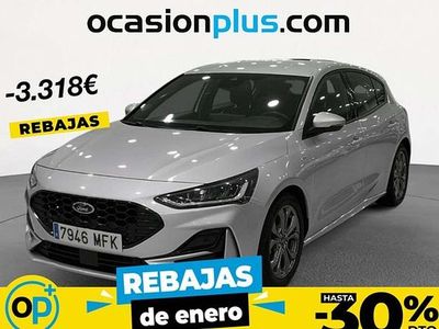 Usado Ford Focus ST-Line 125 CV (91 kW) 2023 Plateado Utilitario
