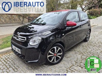 Usado Citroën C1 Feel 82 CV (60 kW) 2017 Negro Utilitario