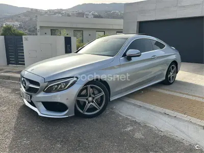 Usado Mercedes C250 AMG line 204 CV (150 kW) 2016 Gris / plata Coupe