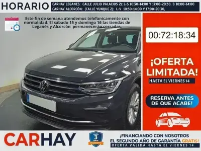 Usado VW Tiguan Life 245 CV (180 kW) 2022 Gris SUV
