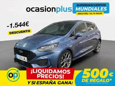 Usado Ford Fiesta ST-Line 125 CV (91 kW) 2022 Azul Utilitario