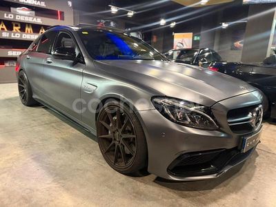 Usado Mercedes C63 AMG 476 CV (350 kW) 2017 Gris / plata Berlina
