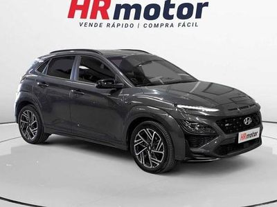 Usado Hyundai Kona N Line 121 CV (88 kW) 2023 Negro SUV