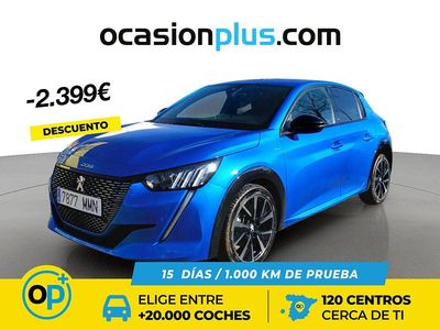 Usado Peugeot 208 GT 100 CV (73 kW) 2024 Azul Utilitario