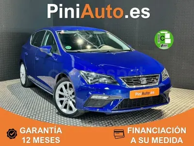 Usado Seat Leon FR 150 CV (110 kW) 2018 Azul Berlina