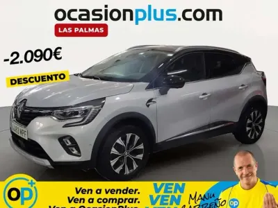 Usado Renault Captur Techno 91 CV (66 kW) 2024 Gris SUV